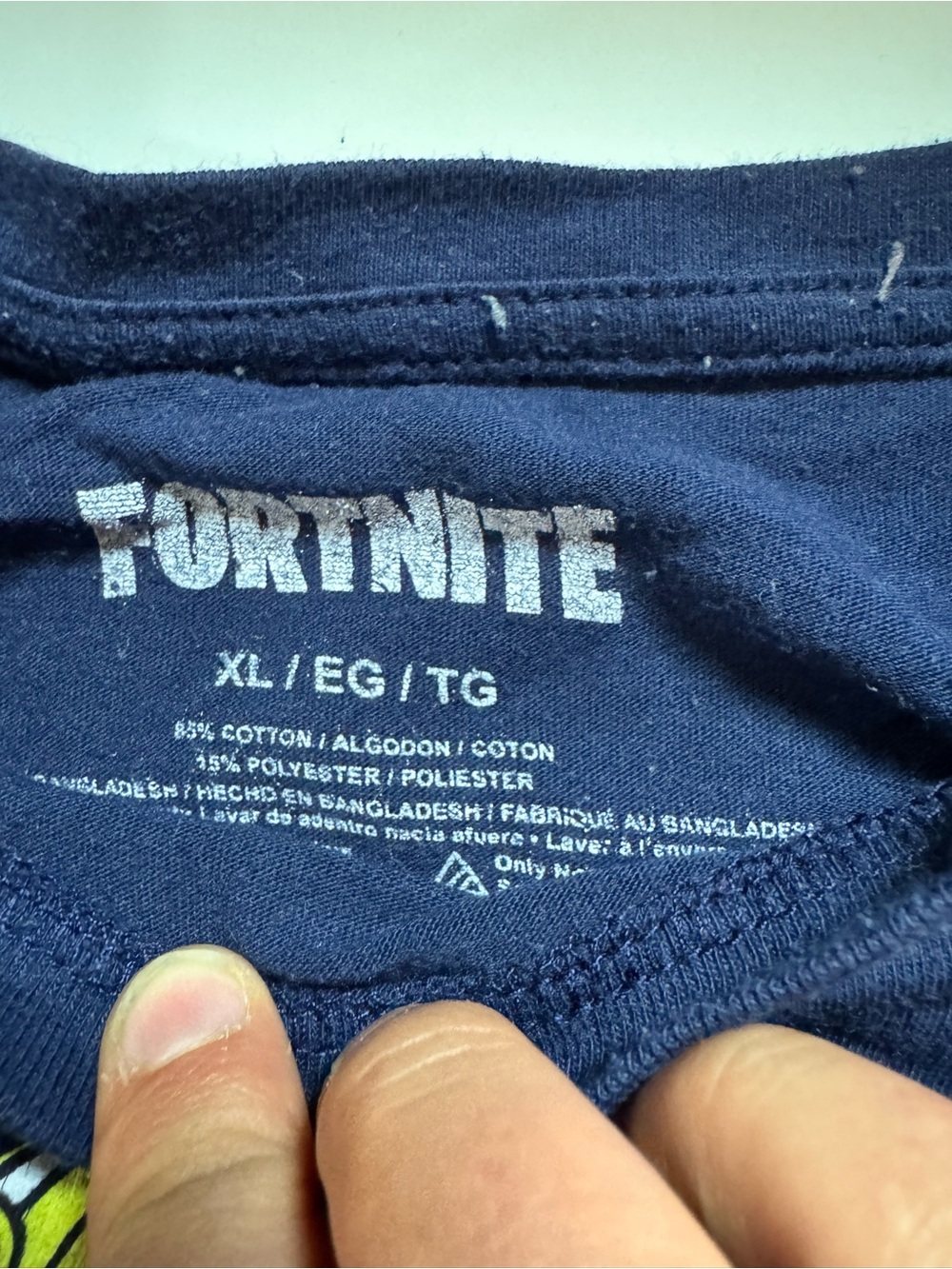 Fortnite Youth Graphic T-Shirt Bundle (Set of 2) - Peely Banana Grey & Navy - Picture 3 of 12